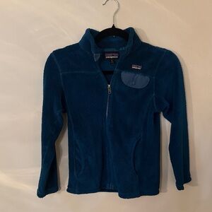 Patagonia Teal Full-Zip Fleece Jacket